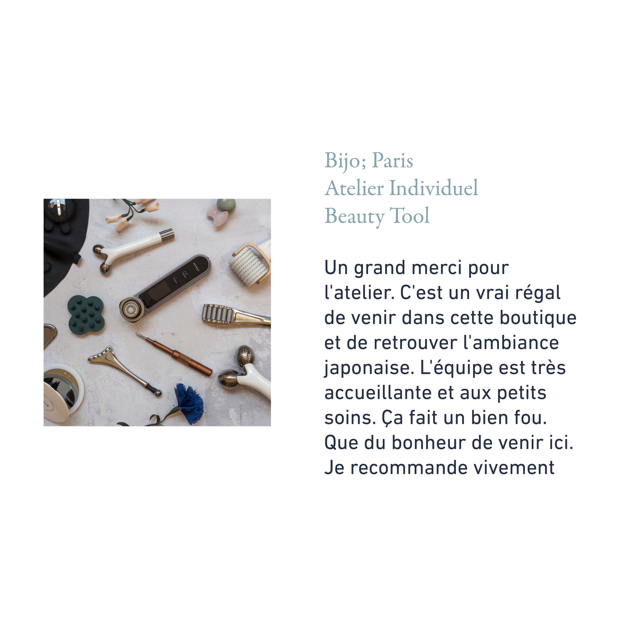 Atelier individuel beauty tool