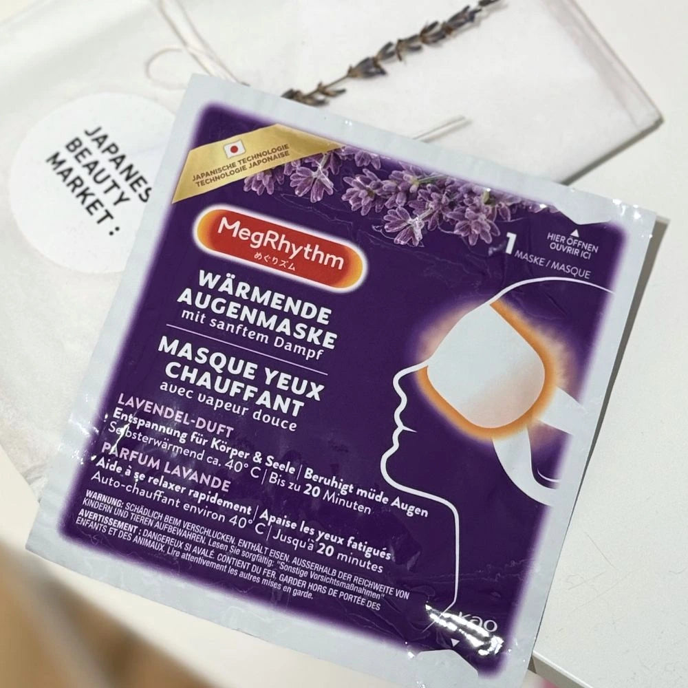 MegRhythm Masque Yeux Chauffant Parfum Lavande
