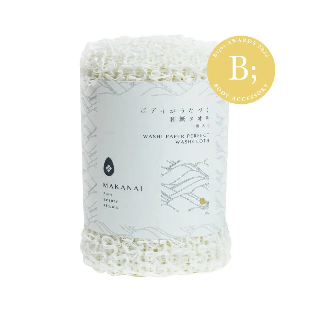 Serviette exfoliante en papier washi