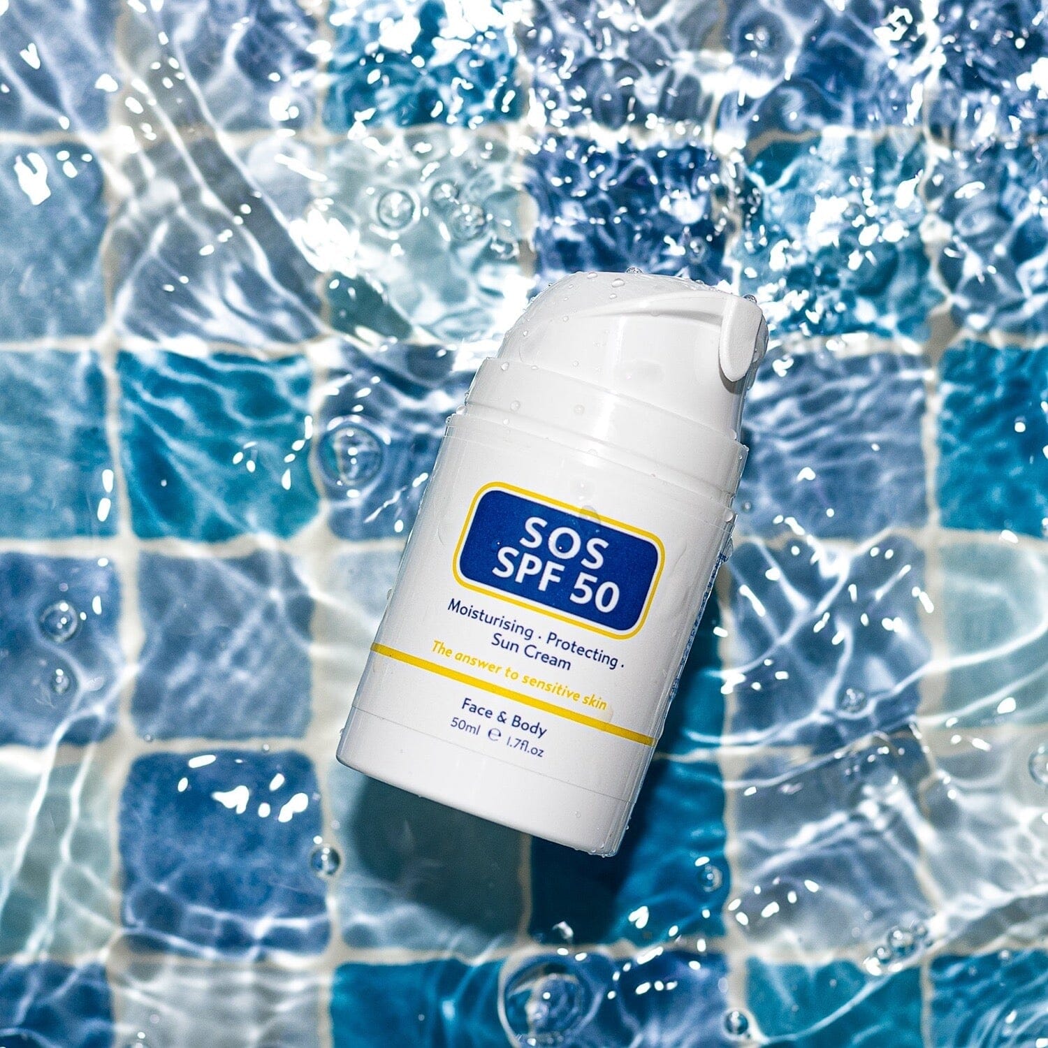 CrĂšme solaire SPF50 SOS SERUM