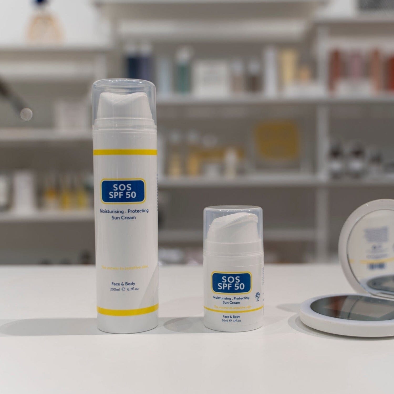 CrĂšme solaire SPF50 SOS SERUM