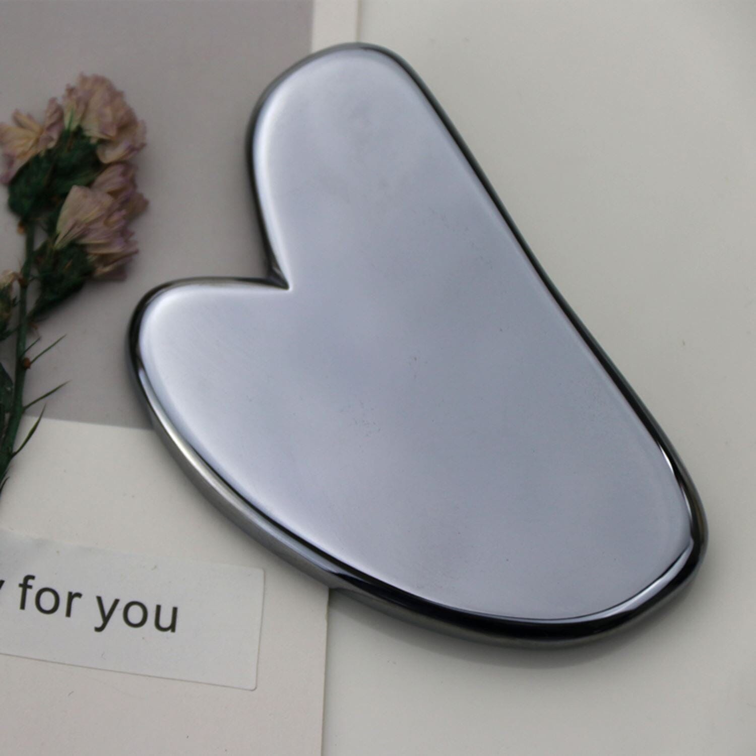 Gua sha coeur Terahertz outil de massage Bijo; Paris