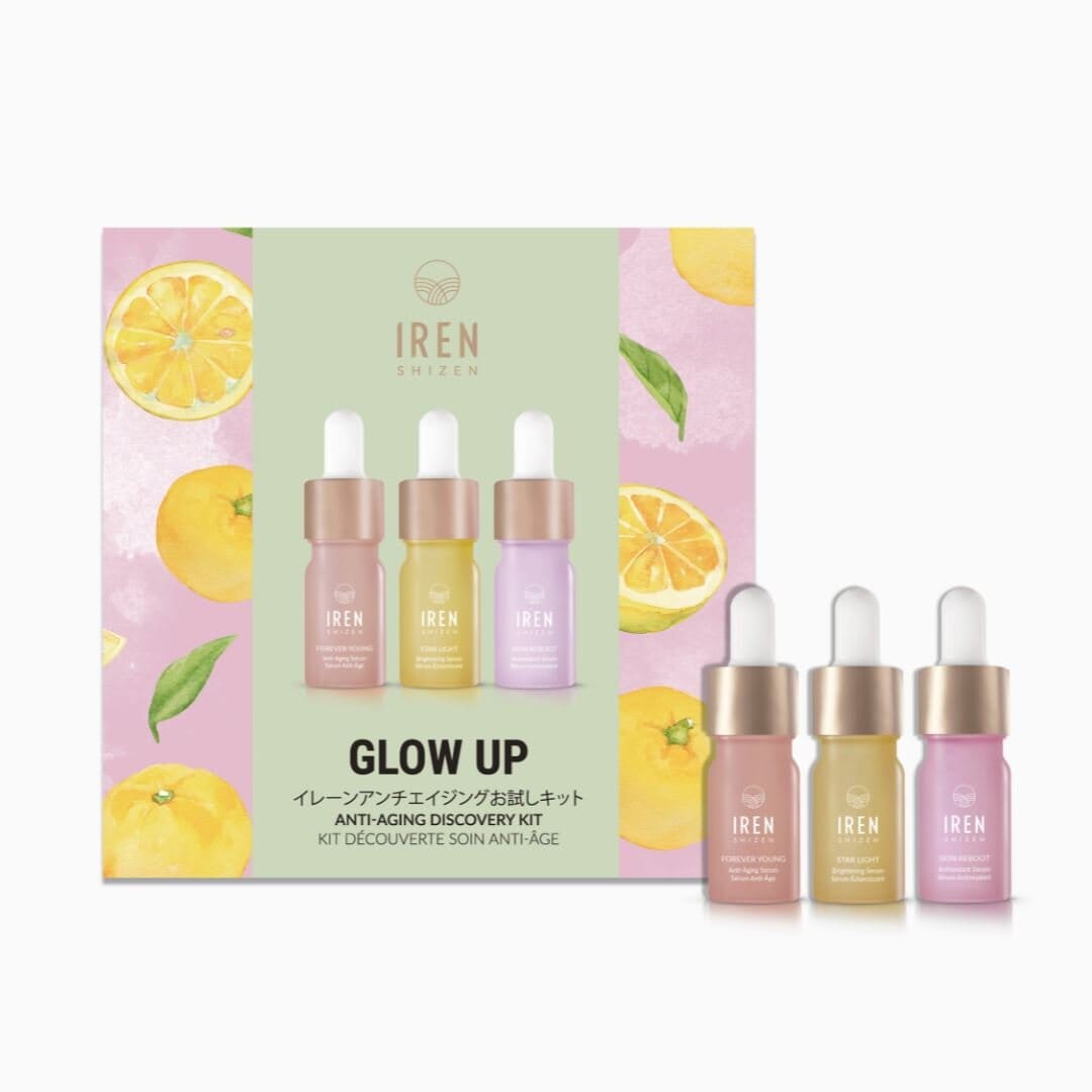 Kit Découvert Soin Anti-âge GLOW UP 8ml IREN Shizen 