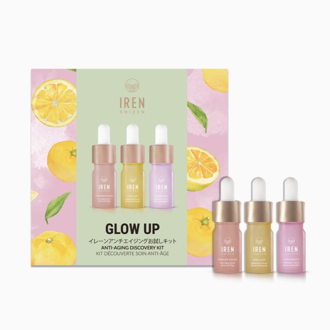 Kit Découvert Soin Anti-âge GLOW UP 8ml IREN Shizen