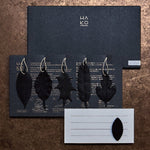 Ornements parfumés - 5 feuilles d'encens noires HA KO