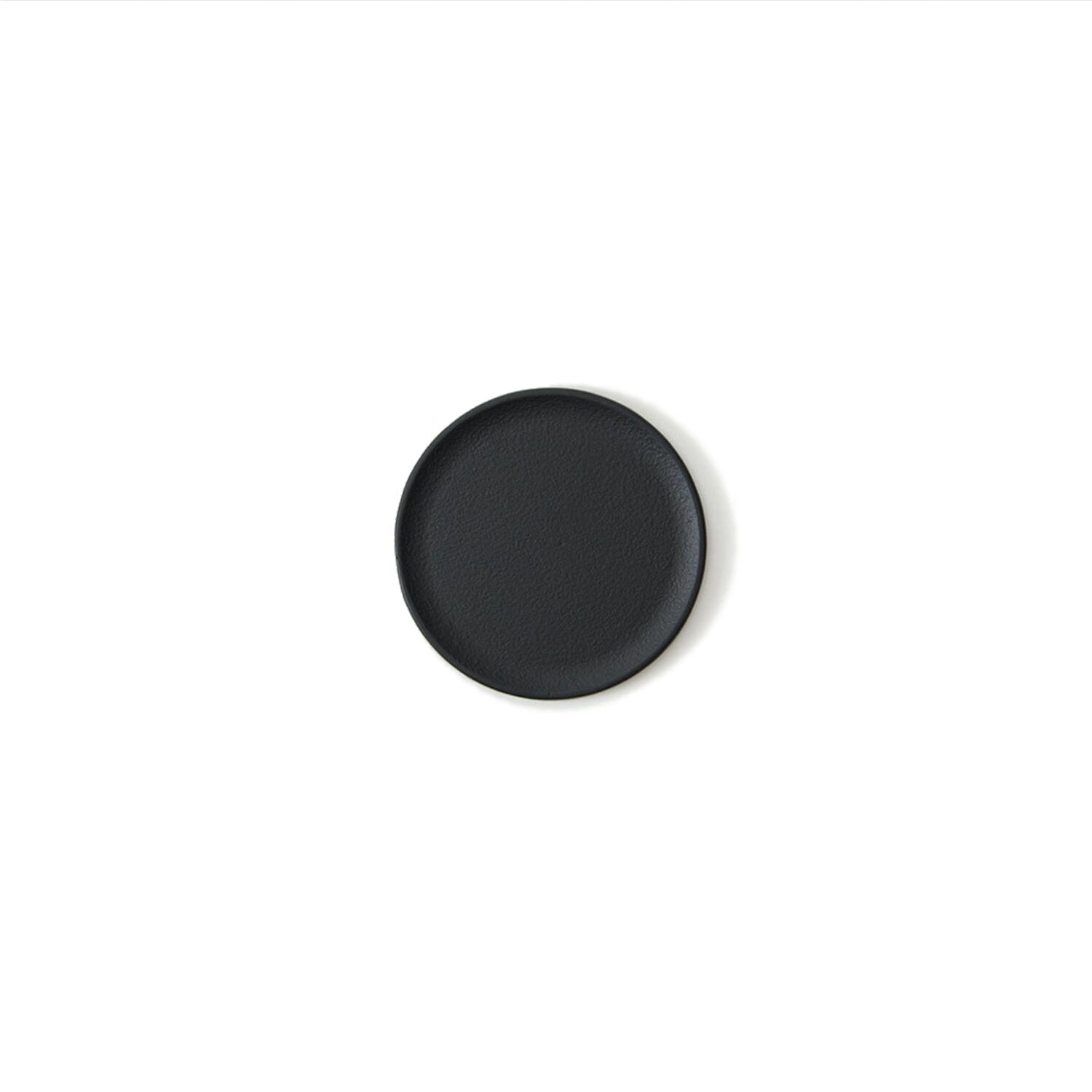 Plateau Ă  encens rond Sumitani Saburo Shoten Noir Rond