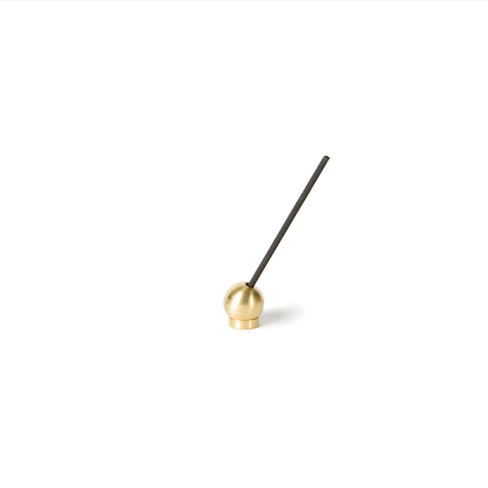 Sumitani Saburo Shoten Gold Black Brass Incense Holder
