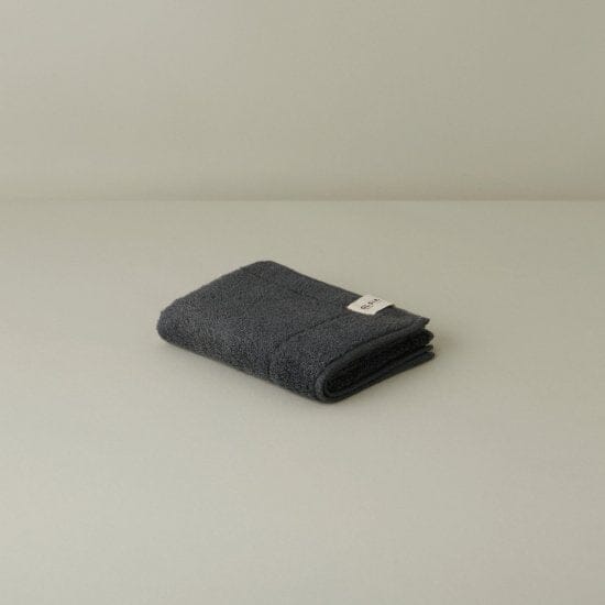 Serviette de bain compacte coton premium Olsia Smoke