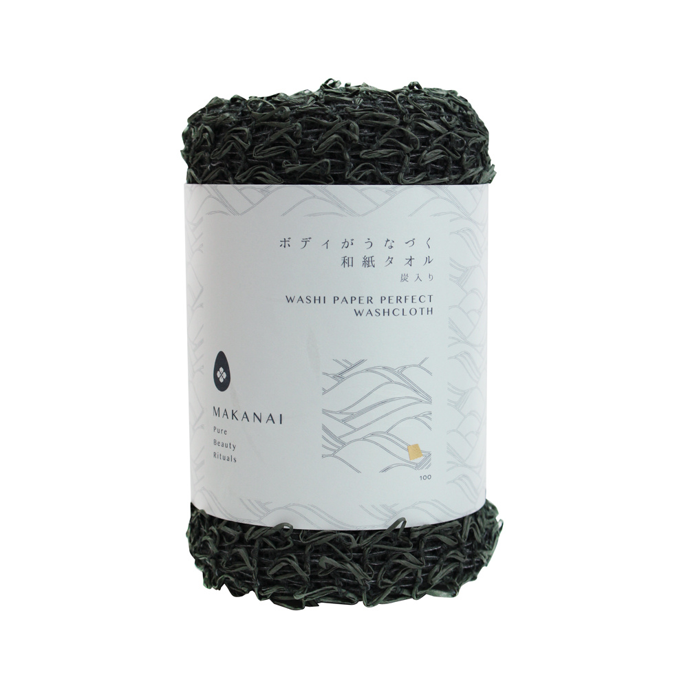 Serviette exfoliante en papier washi