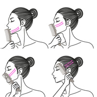 Peigne GuaSha Chrome