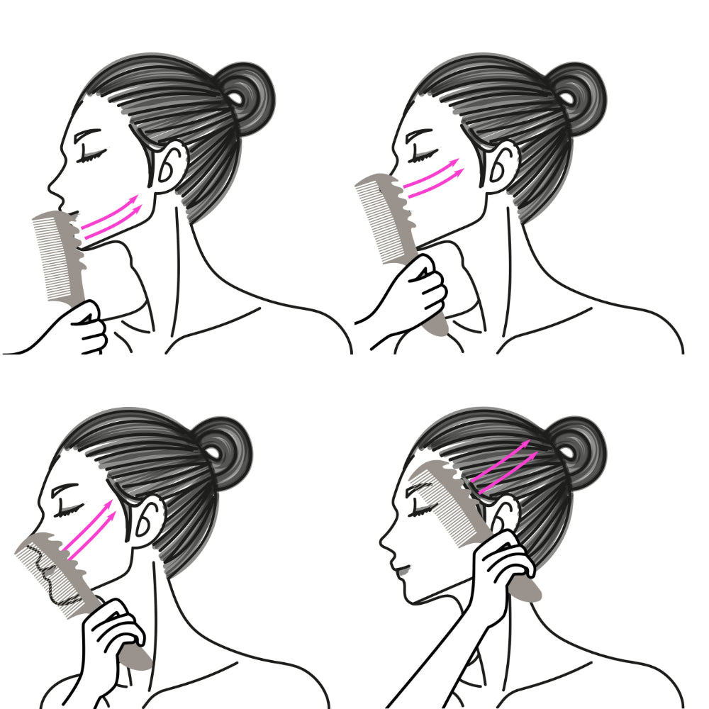 Peigne GuaSha Chrome