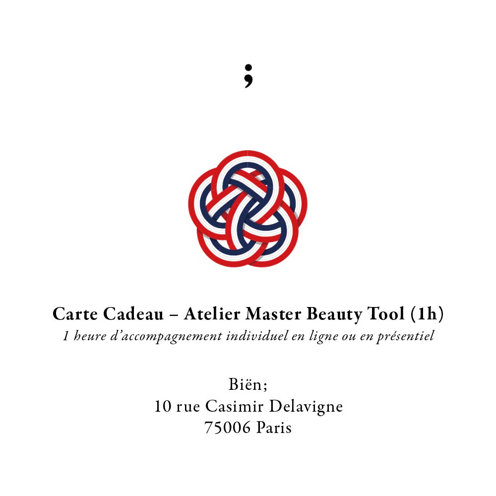 Carte Cadeau – Atelier Master Beauty Tool (1h)
