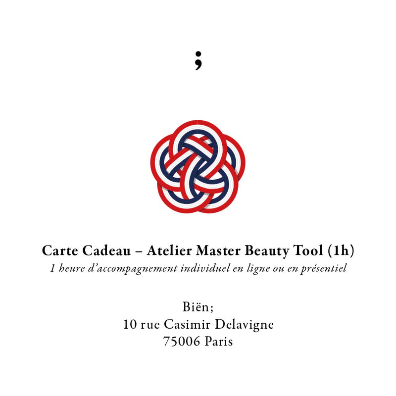 Carte Cadeau – Atelier Master Beauty Tool (1h)