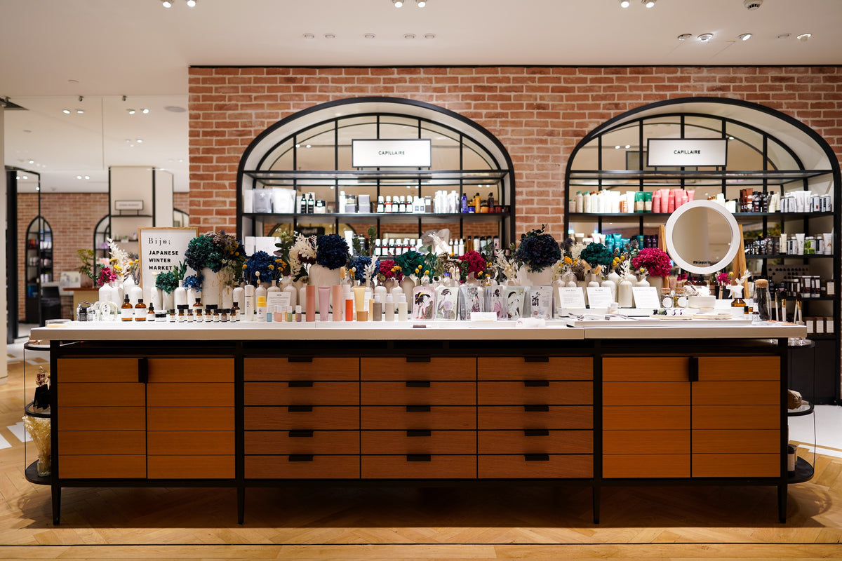Suite à de nombreuses demandes enthousiastes, le bar à beauté japonaise Bijo; devient un espace permanent au Bon Marché – Rive Gauche.