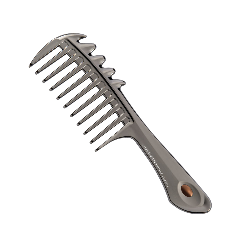 Peigne GuaSha Wavy Chrome