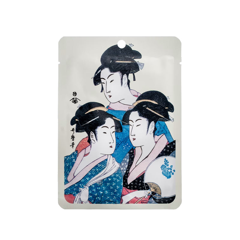 Gold & cherry blossom mask