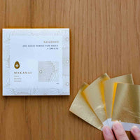 Masque feuille d'or 24K - 4 feuilles