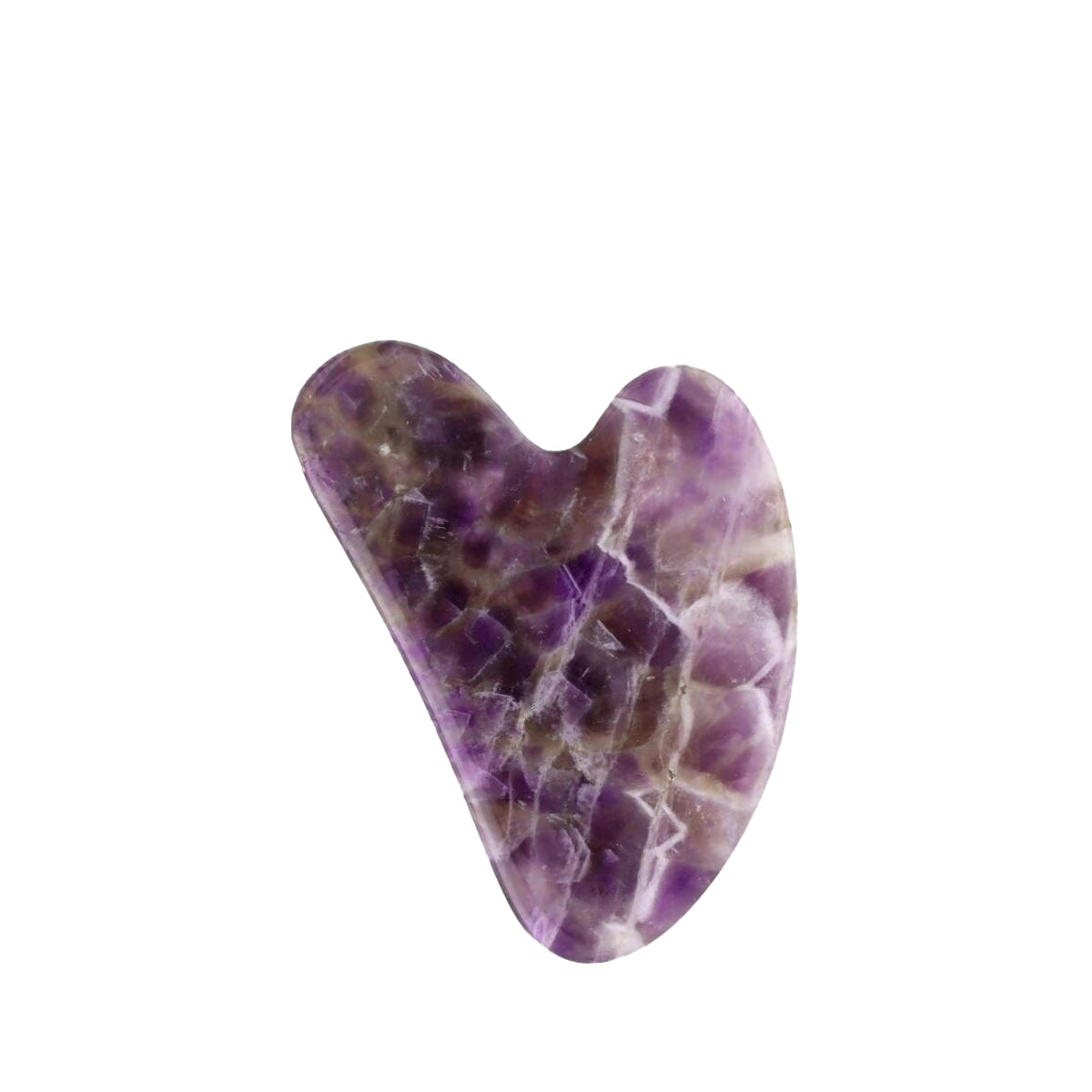 Heart shaped amethyst GuaSha