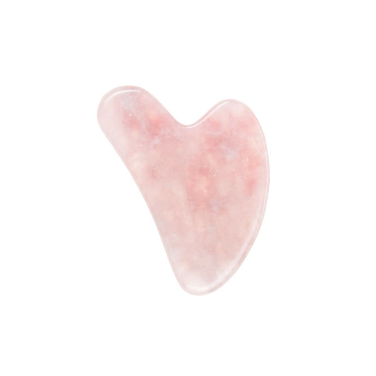 Heart shaped rose quartz GuaSha