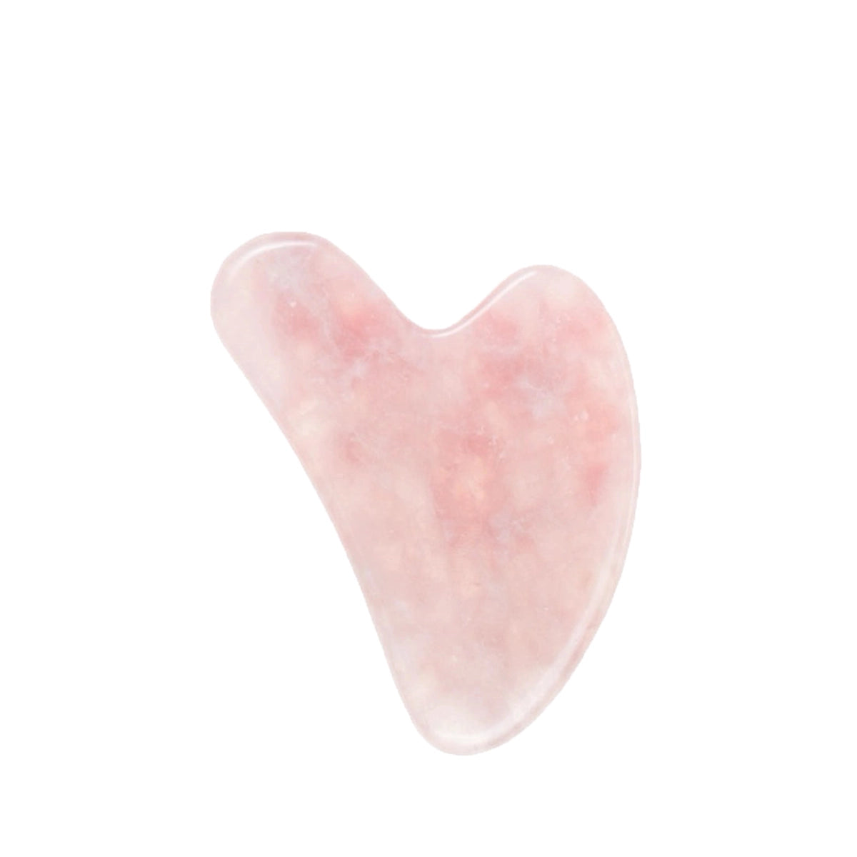 Heart shaped rose quartz GuaSha