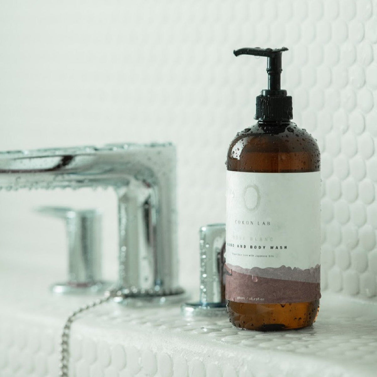 Gel Lavant à la soie japonaise Rêve Blanc Cokon Lab