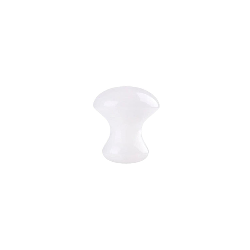 Gua Sha champignon jade blanc outil de massage Bijo; Paris 