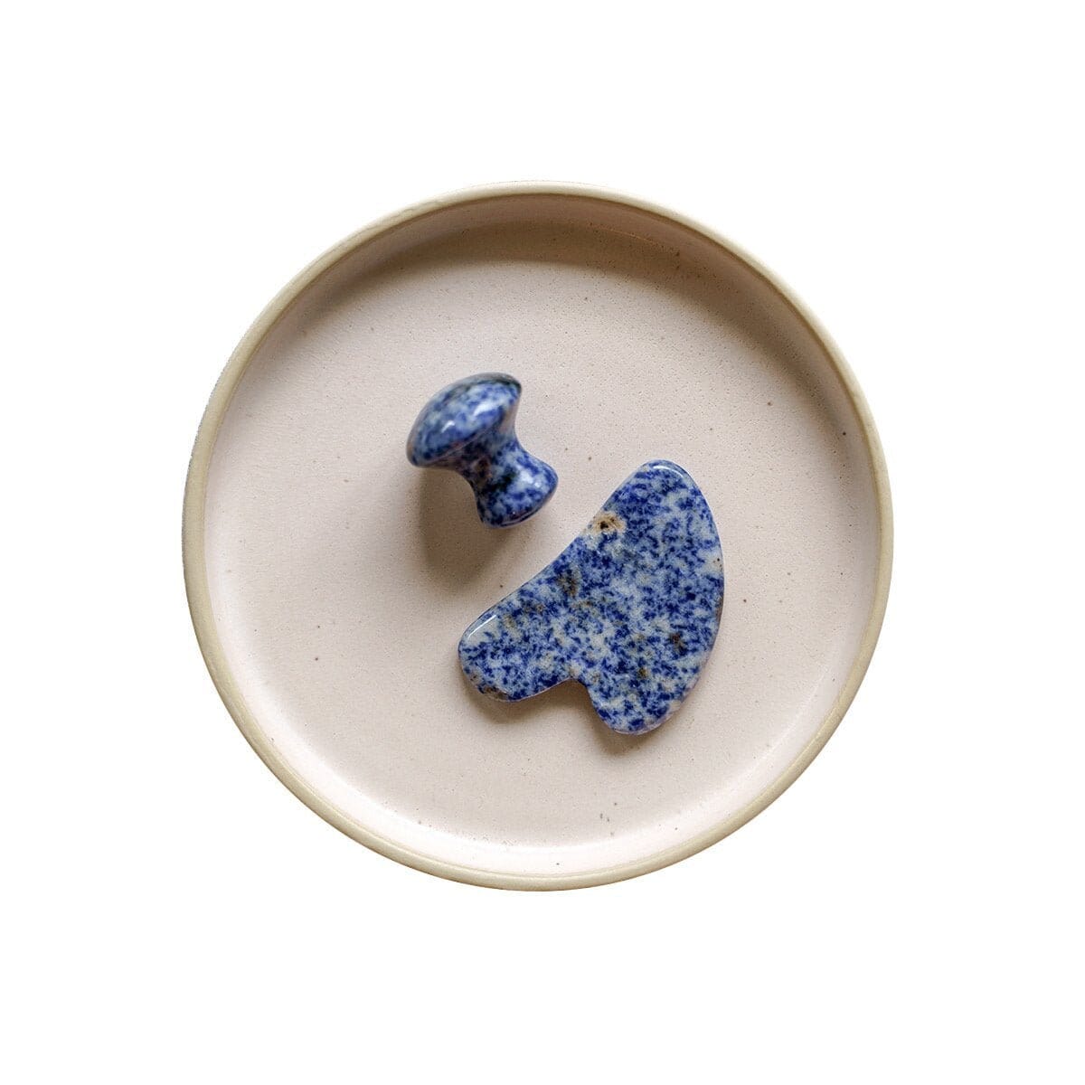 Gua sha champignon sodalite Massage Stones Bijo; Paris