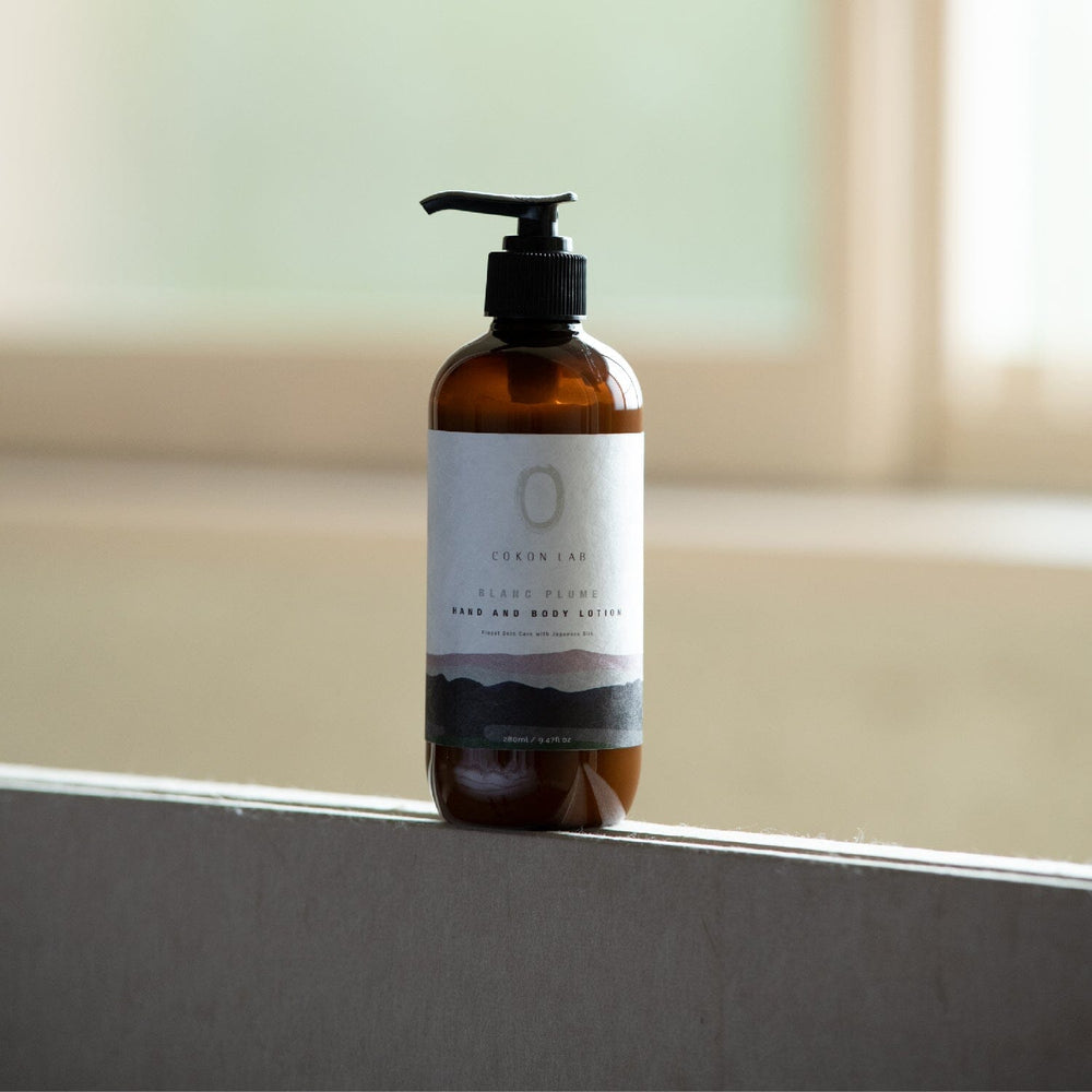 Lotion à la soie japonaise Blanc Plume Cokon Lab