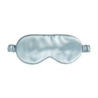 Masque de nuit en soie bleu ciel Bijo; Paris