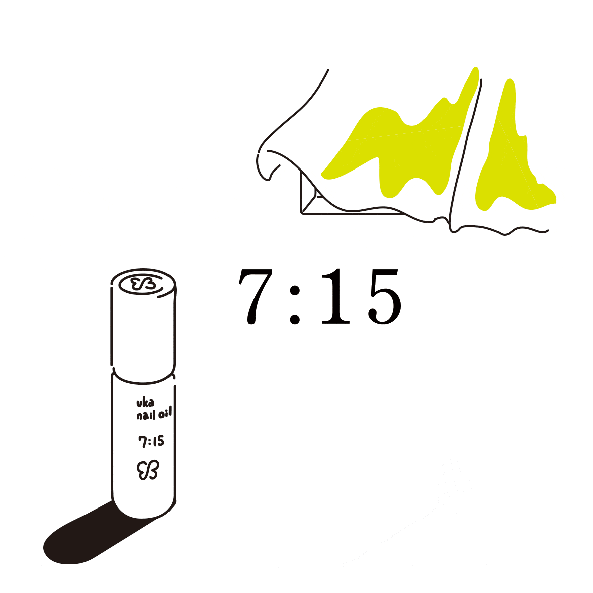 nail oil 7h15 5 ml uka