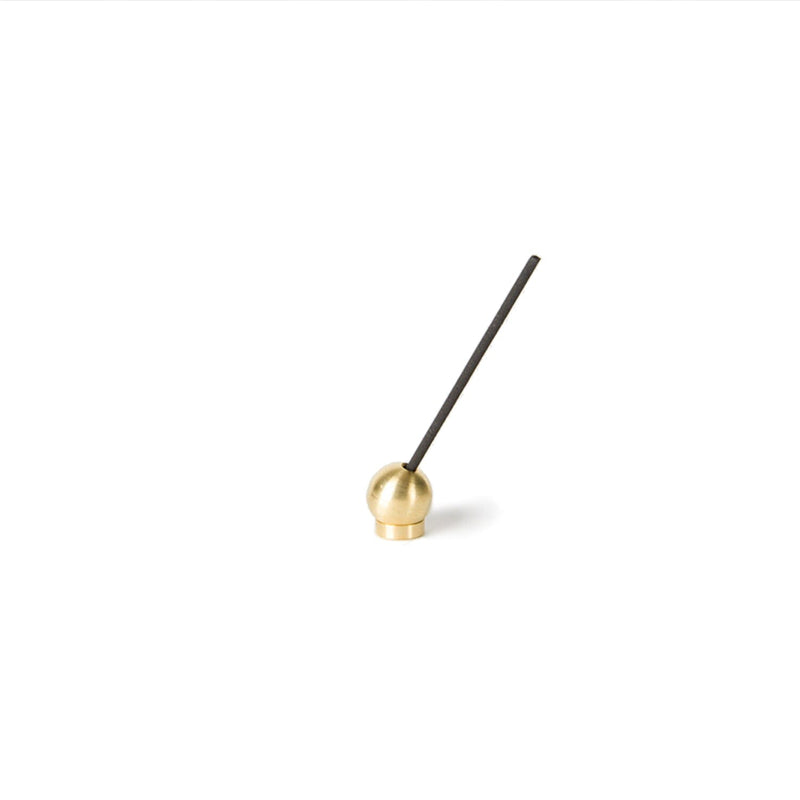 Sumitani Saburo Shoten Gold Black Brass Incense Holder 