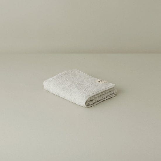 Serviette de bain compacte coton premium Olsia Silver