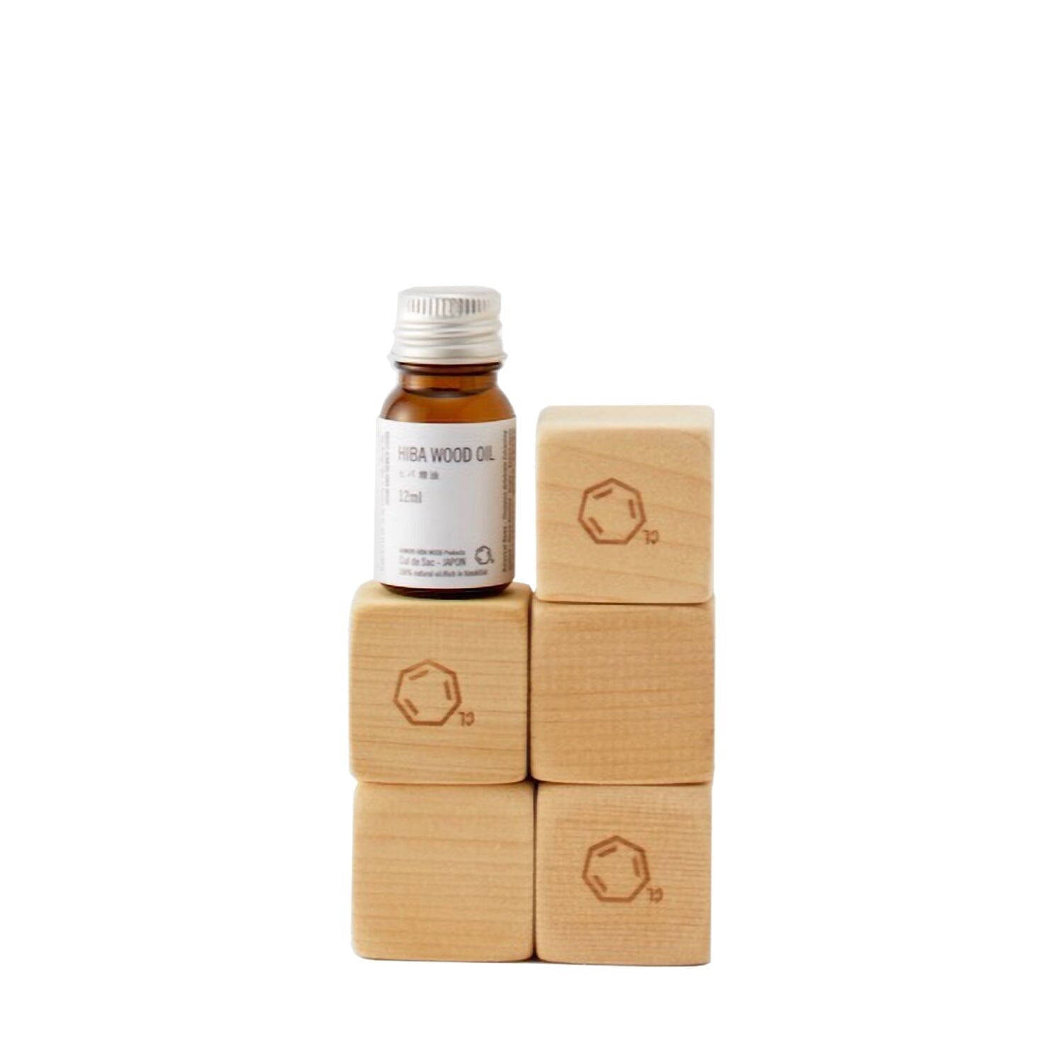 Set cube et huile de bois de Hiba Cul de Sac HIBA